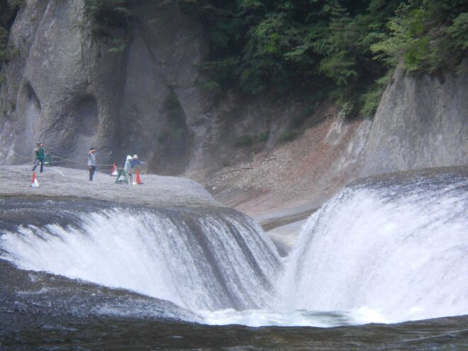 Die Fukiware Wasserfälle in Gunma sind beeindruckend.