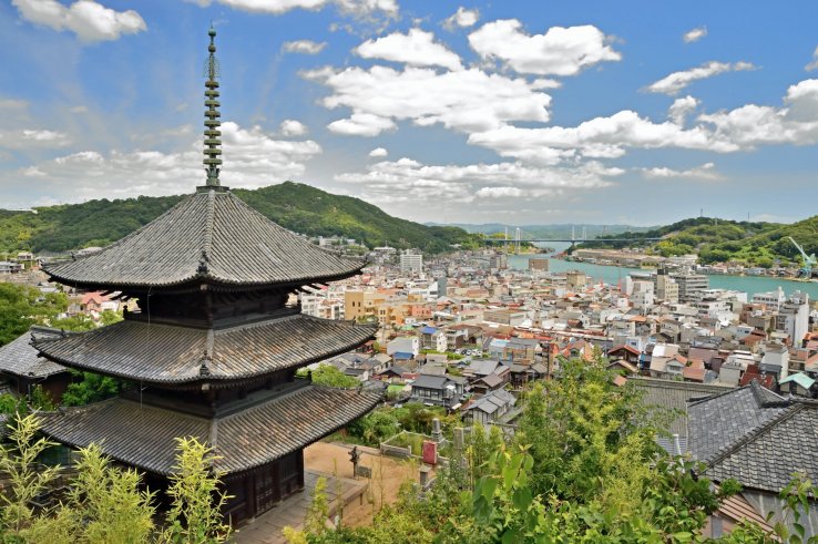 Hiroshima - Top 10 Attraktionen 10 Blick auf Onomichi.