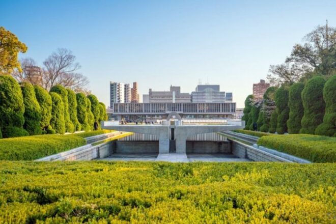 Das Friedensmuseum Hiroshima befindet sich ebenfalls im Friedenspark.