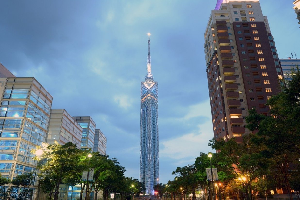 Der Fukuoka Tower ist der höchste Küstenturm Japans.