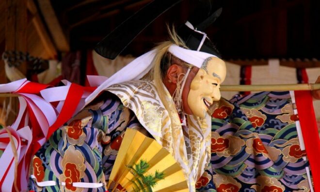 Kagura ist eine Tradition in Shimane.