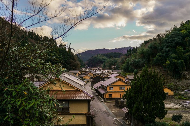 Shimane - Top 10 Attraktionen 6 Idylle in Iwami-Ginzan Omori-cho, Shimane.