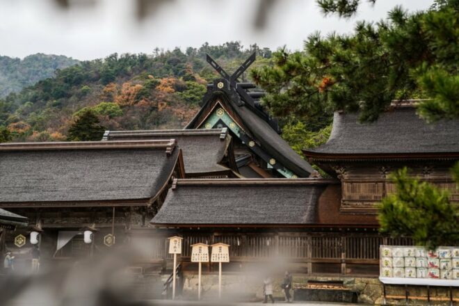 Der Izumo Taisha Schrein ist einer der ältesten Schreine des Landes.