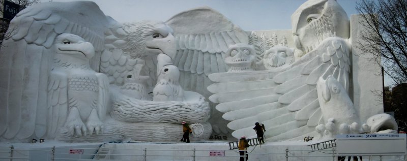 Das Sapporo Snow Festival.