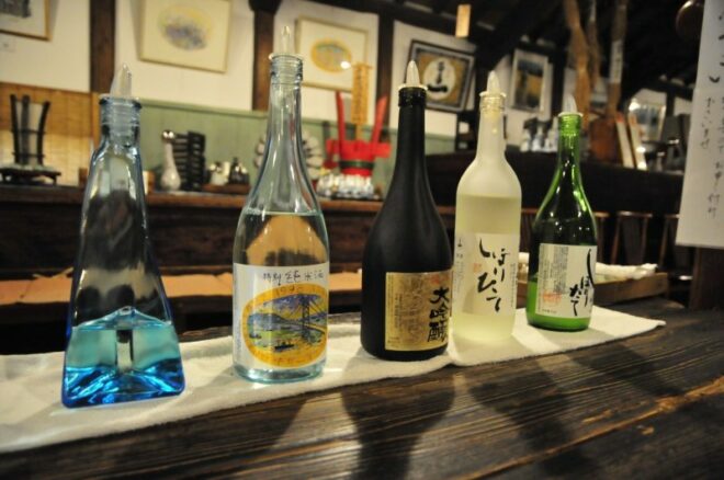 Sake auf Awaji.