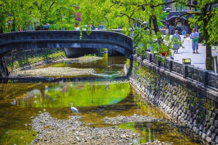 Hyogo - Top 10 Attraktionen 4 Idylle in Kinosaki Onsen.