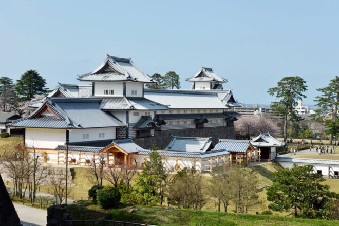 Burg Kanazawa in Ishikawa.