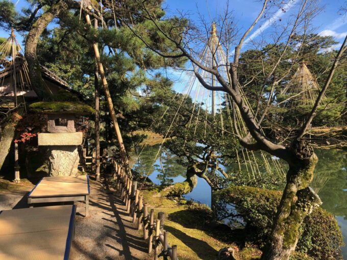 Der Kenrokuen Garten in Kanazawa gilt als perfekter Landschaftsgarten.