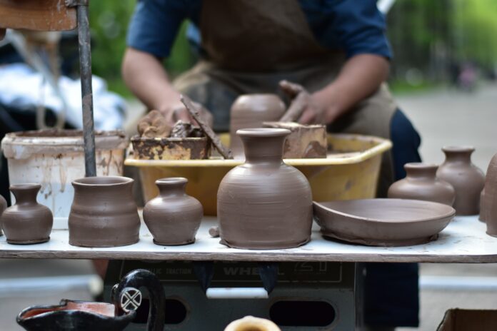 Okayama Bizen Keramik Töpfern