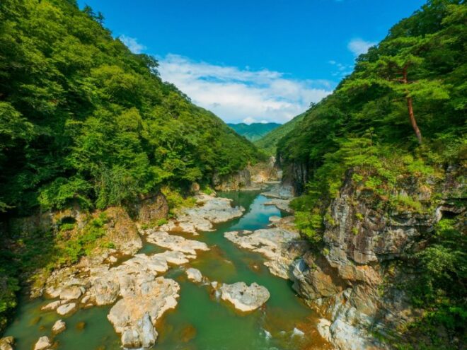 Ryuokyo Schlucht im Nikko National Park