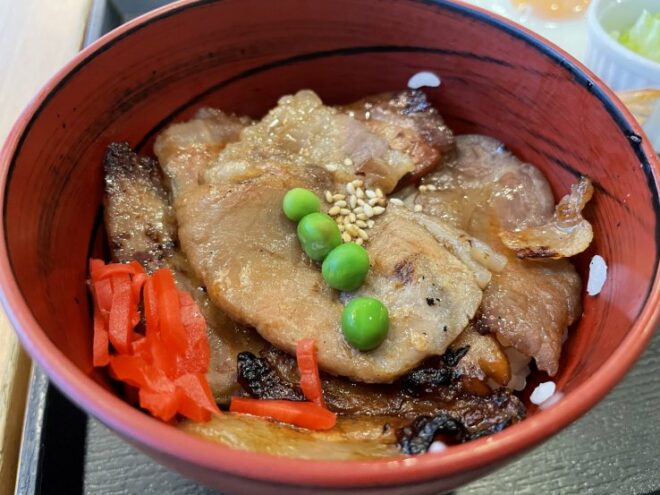 Obihiro Butadon - Schweinefleisch auf Reis.