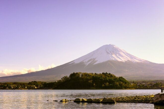 Berg Fuji in Japan.