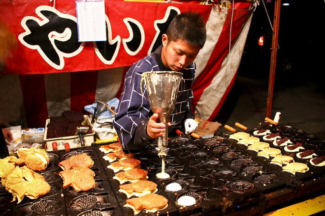 Streetfood in Japan: Taiyaki