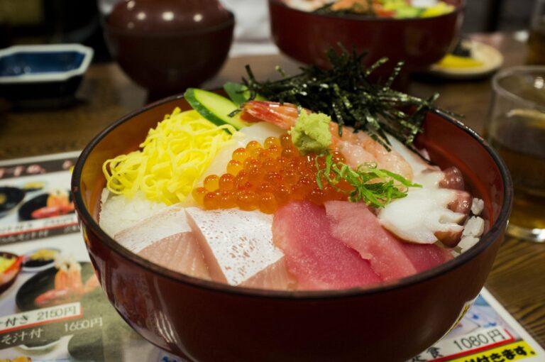 Meeresfrüchte in Tojinbo