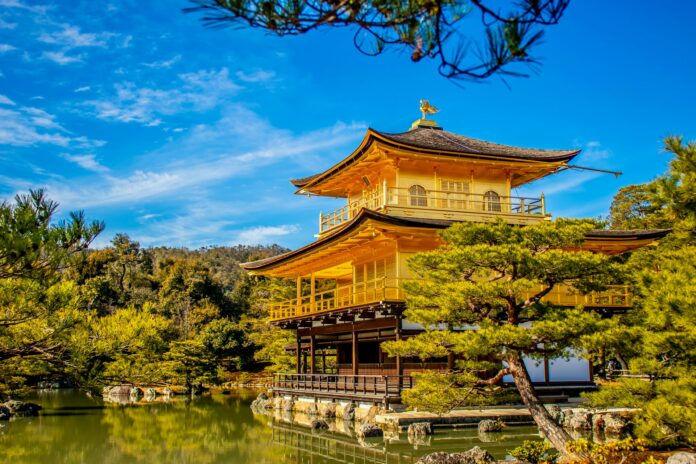 Kinkakuji: Goldener Pavillion in Kyoto