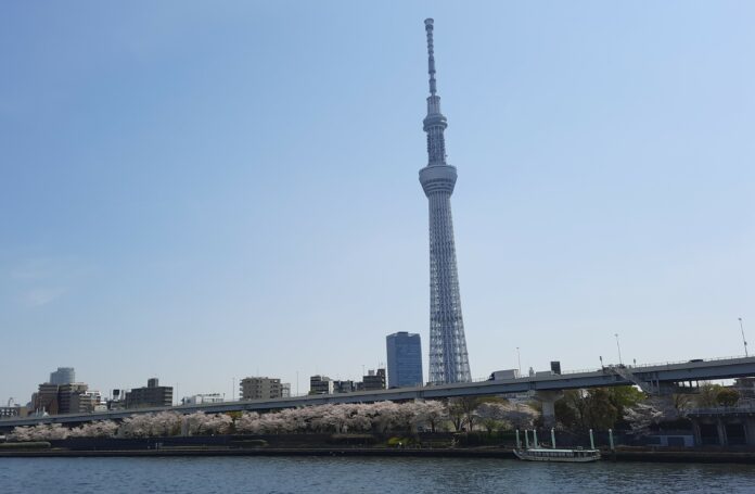 Der Tokyo Skytree ist ein Wahrzeichen der Stadt