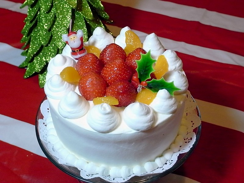 Zu Weihnachten gibt es in Japan oft Torte.