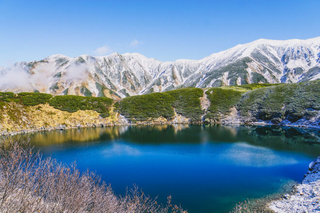 Toyama - Top 10 Attraktionen 1 Der Bergsee Mikurigaike auf Tateyama