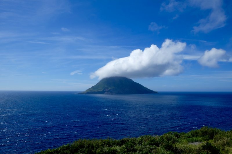 Eine der Izu Inseln: Hachijo-Kojima.