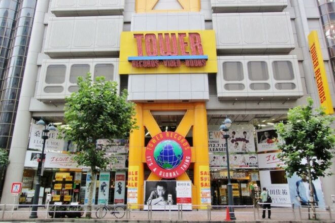 Tower Records in Shibuya