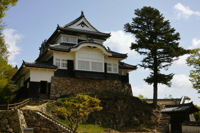 Burg Matsuyama (Bitchu-Matsuyama) in Okayama.