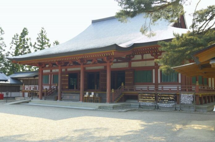 Motsuji Tempel in Hiraizumi, Iwate.