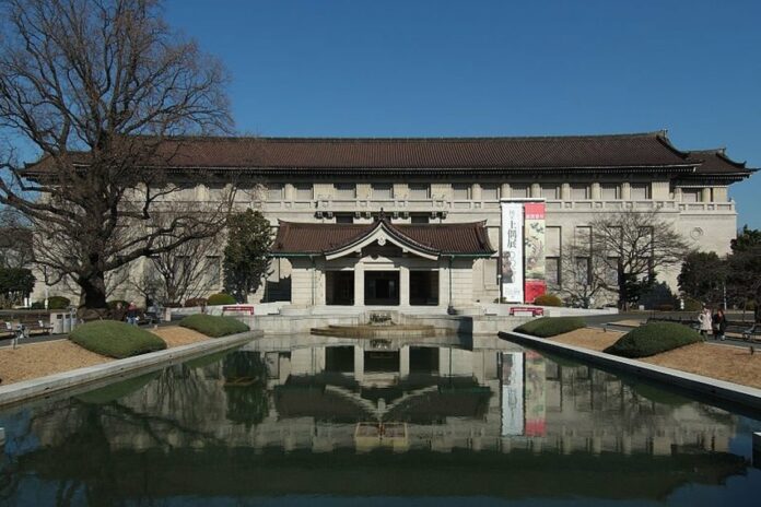 Das Nationalmuseum Tokyo im Ueno Park.