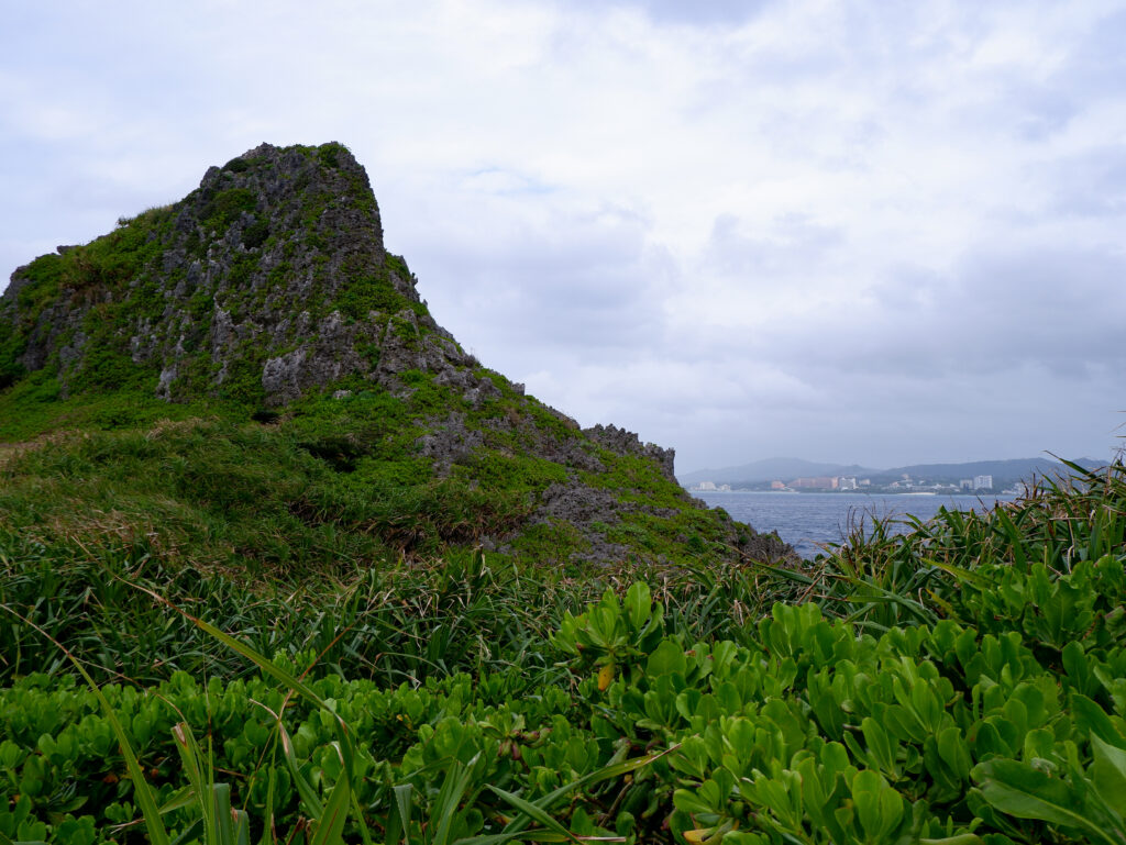 Die Klippen am Kap Maeda