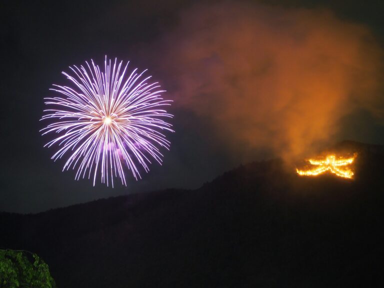 Feuerfest und Feuerwerk - Sommer in Japan (Foto von natary t on Unsplash)