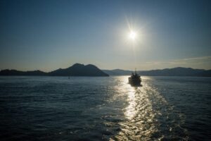 Wer zur Setouchi Triennale will, wird nicht drum herum kommen die Fähren oder Schnellboote zu nutzen. (Foto von: Lee Thom on Unsplash)